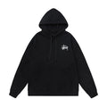 STUSSY Basic Logo Black Pullover Hoodie