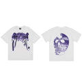 REVENGE Purple Skull Graphic T-Shirt