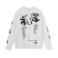 STUSSY World Tour White Graphic Crewneck