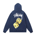 STUSSY Dice Graphic Navy Pullover Hoodie