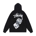 STUSSY Dice Graphic Black Pullover Hoodie