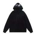 STUSSY Hood Logo Black Pullover Hoodie