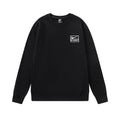 STUSSY Nike Logo Black Crewneck Sweatshirt