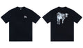STUSSY Cow Graphic T-Shirt