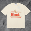 RHUDE Eagle Graphic T-Shirt – Cream