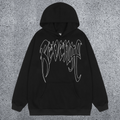 REVENGE Skull Graphic Pullover Hoodie