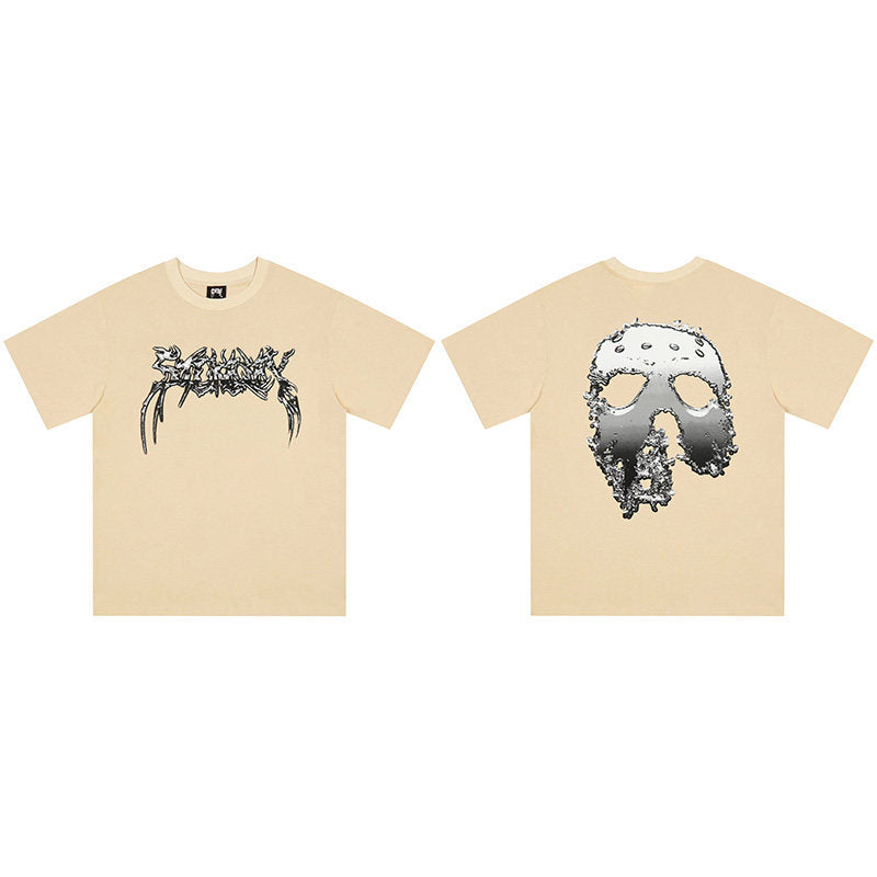 REVENGE Skull Mask Graphic T-Shirt