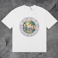 RHUDE Côte D’Azur Graphic T-Shirt White
