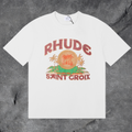 RHUDE Saint Croix Graphic T-Shirt – White