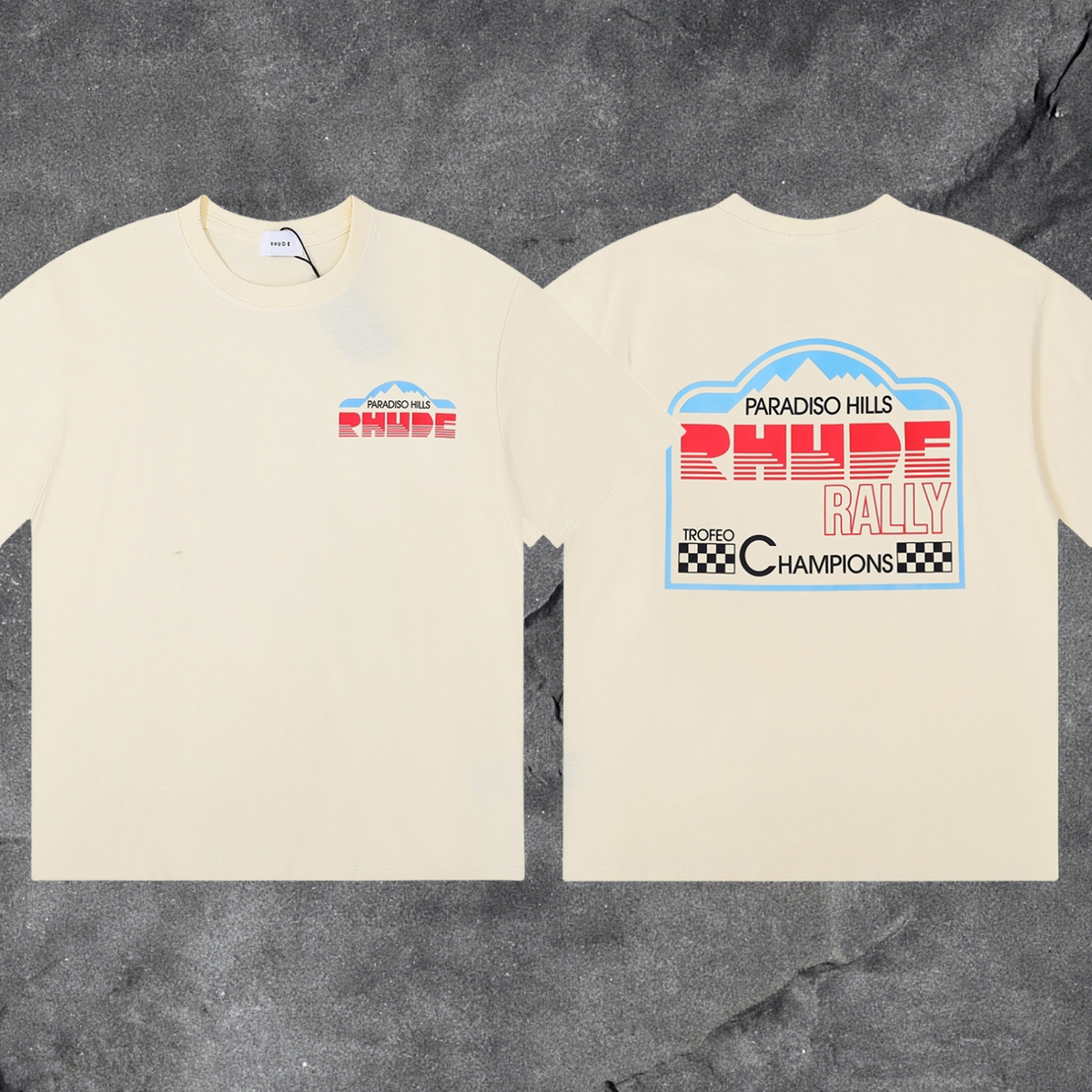 RHUDE Paradiso Hills Rally Graphic T-Shirt