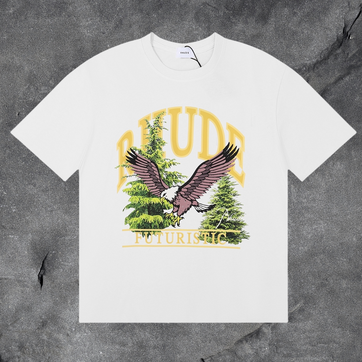 RHUDE Futuristic Eagle Graphic T-Shirt