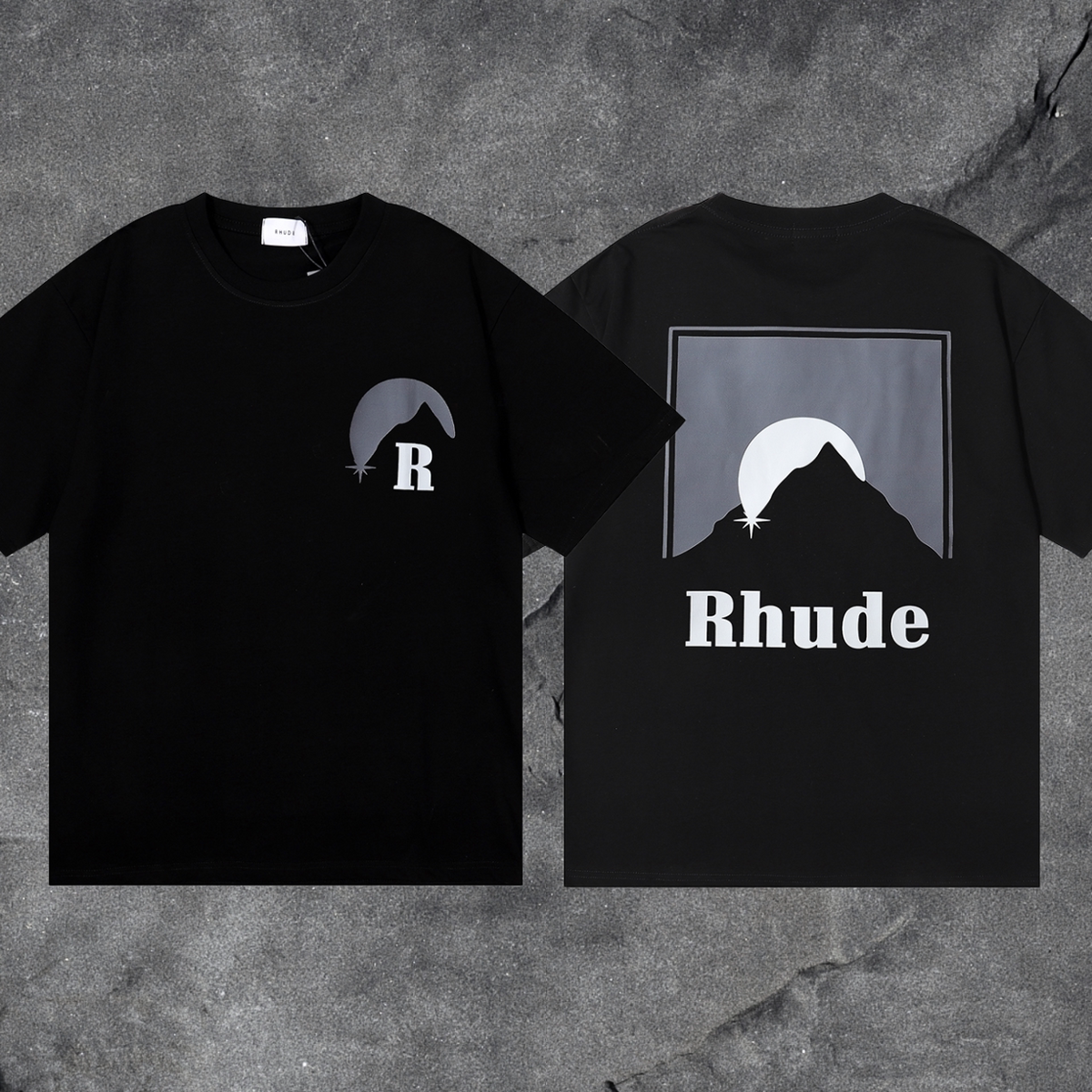 RHUDE Mountain Moon Graphic T-Shirt