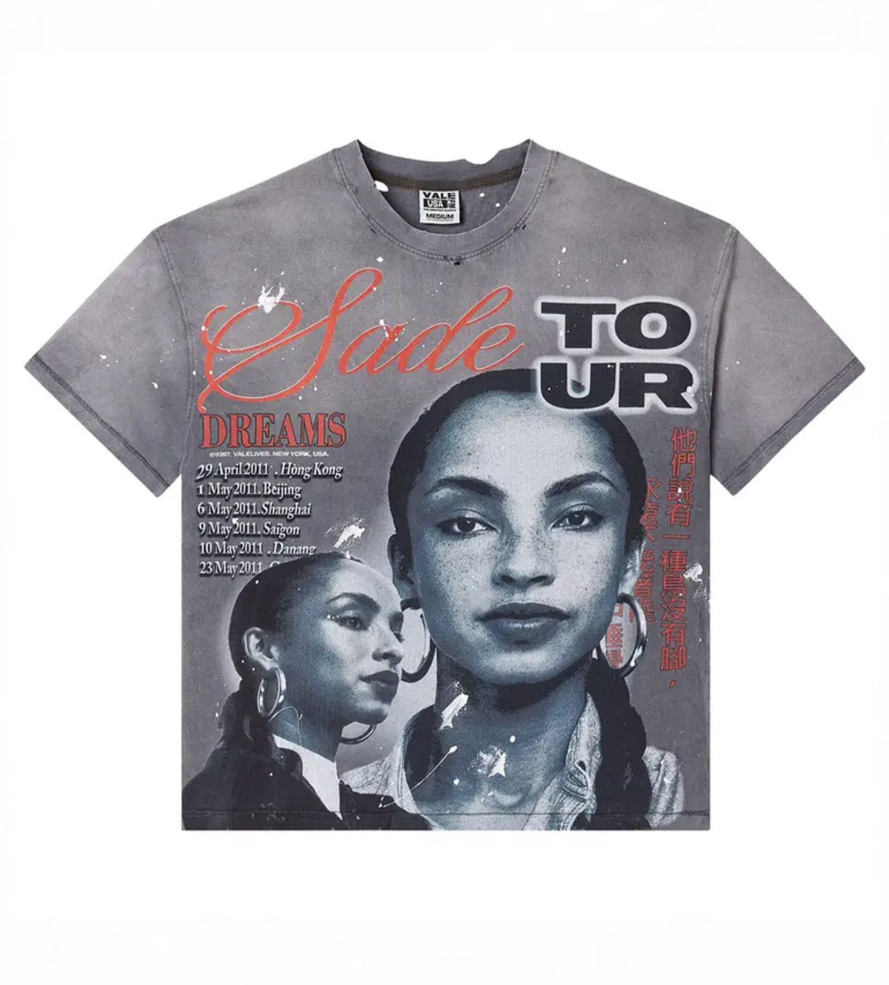 Vale Forever HK Tour Tee Grey
