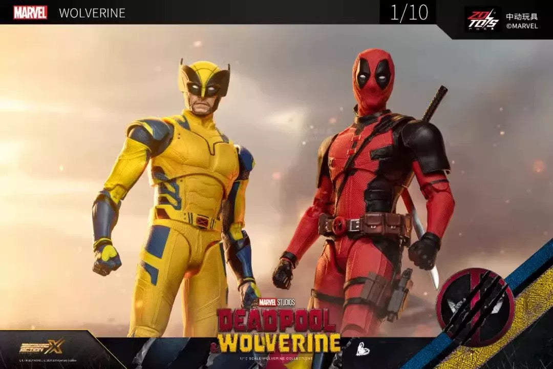 ZD Toys Marvel Deadpool & Wolverine Deadpool 1/10 Action Figure
