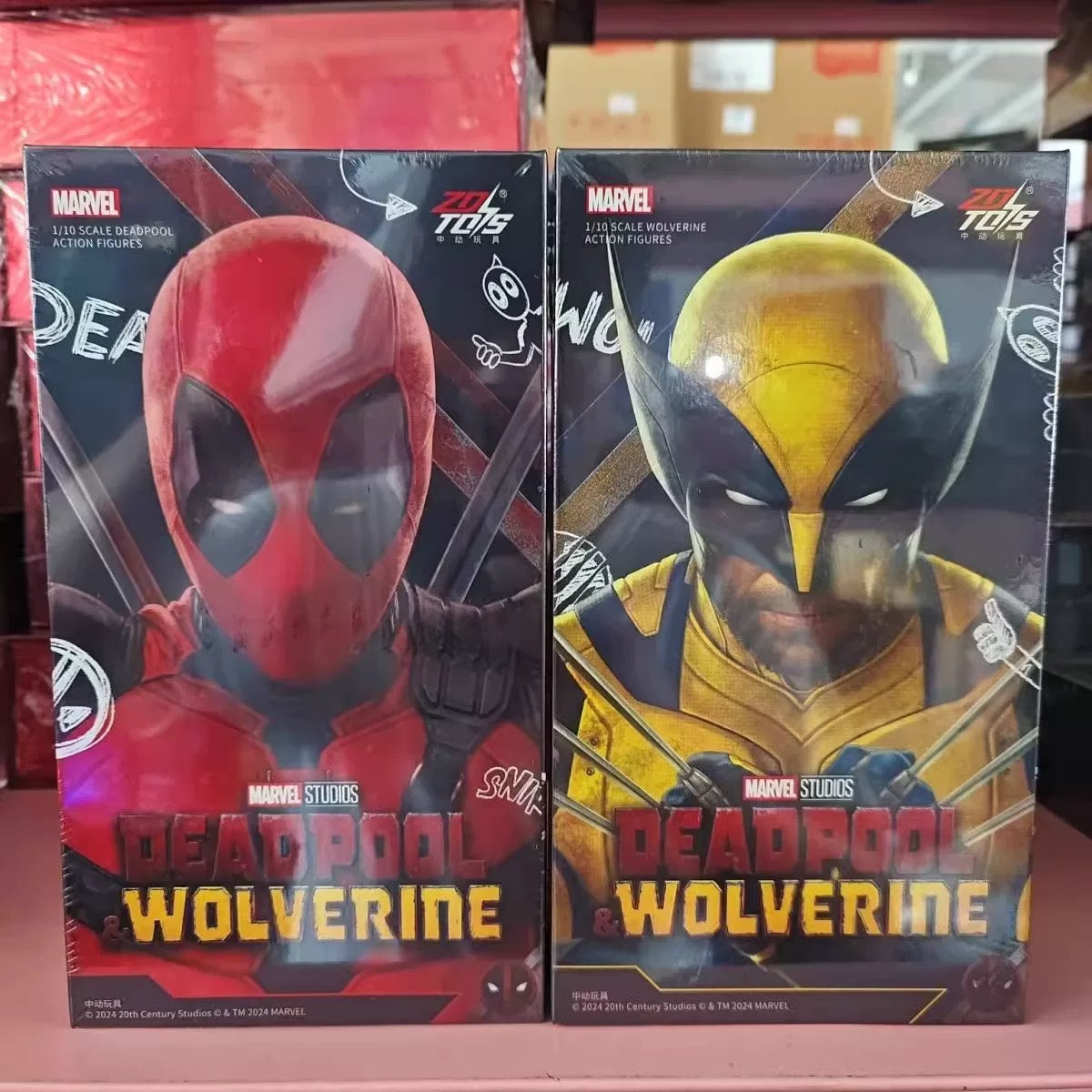 ZD Toys Marvel Deadpool & Wolverine Deadpool 1/10 Action Figure