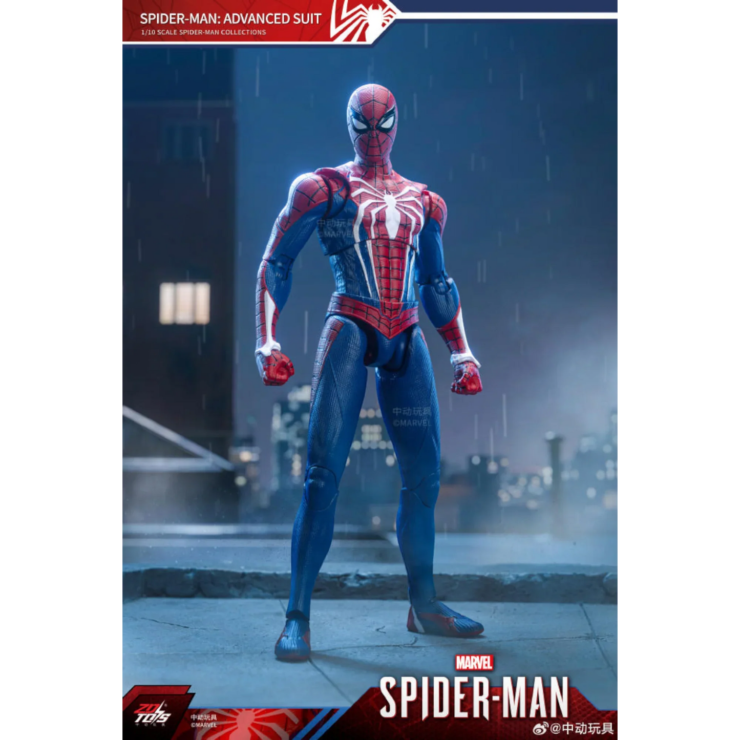 ZD Toys Spider-man Advanced Suit 1/10 Collectible Action Figure