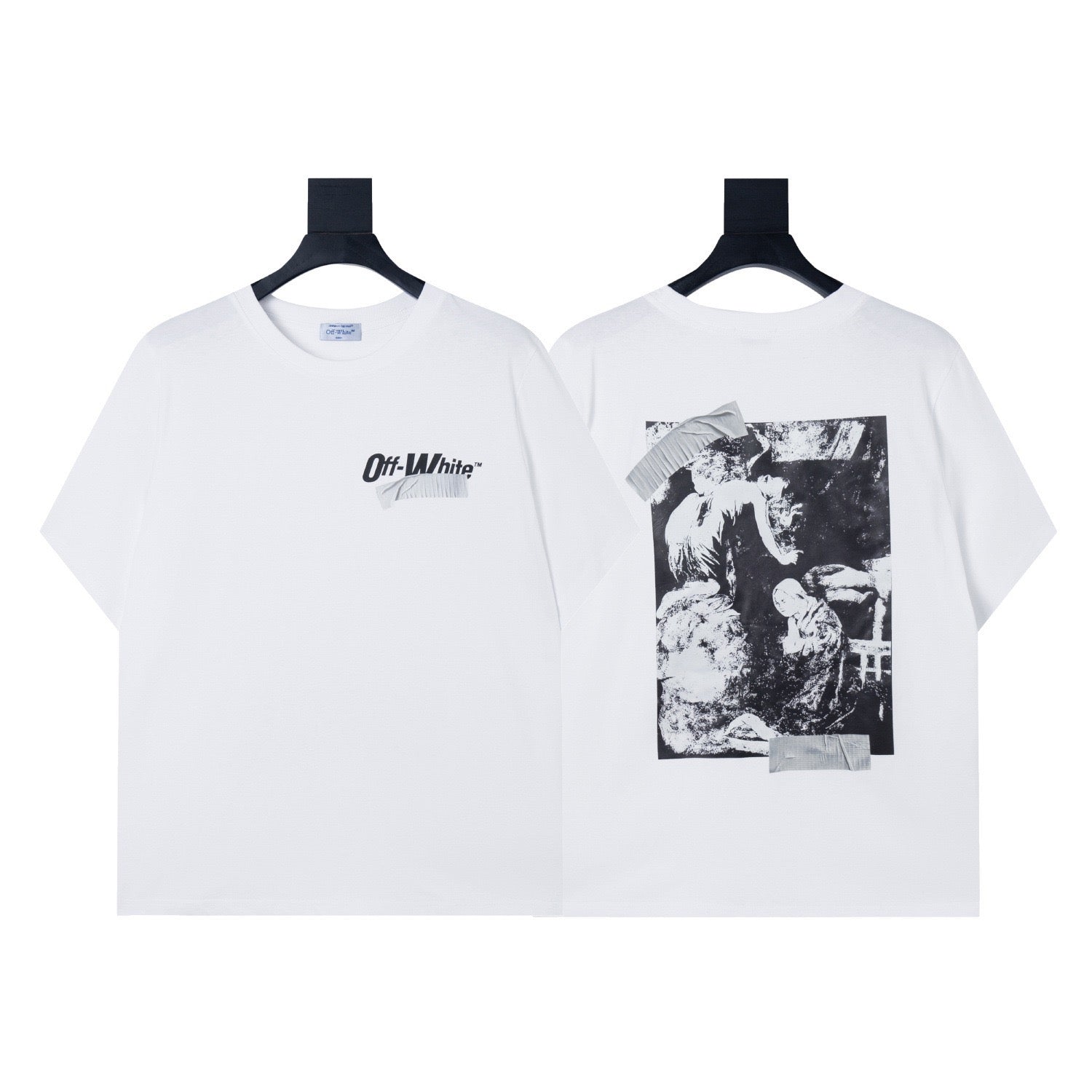 Off-White Tape Artwork Graphic T-Shirt