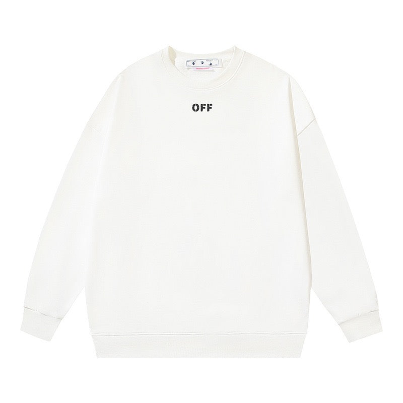 Off-White Minimal Logo Sweatshirt White