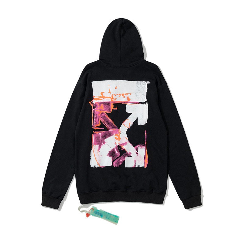 Off-White Black Abstract Arrow Hoodie