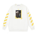 OFF WHITE Painting Arrow Crewneck Sweatshirt White