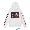 Off-White White Graphic Artwork Hoodie