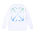 OFF WHITE Gradient Arrow Logo Crewneck Sweatshirt