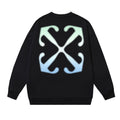 OFF WHITE Gradient Arrow Logo Crewneck Sweatshirt Black