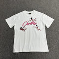 Graphic Print White T-Shirt Unisex Streetwear Casual Short Sleeve Tee